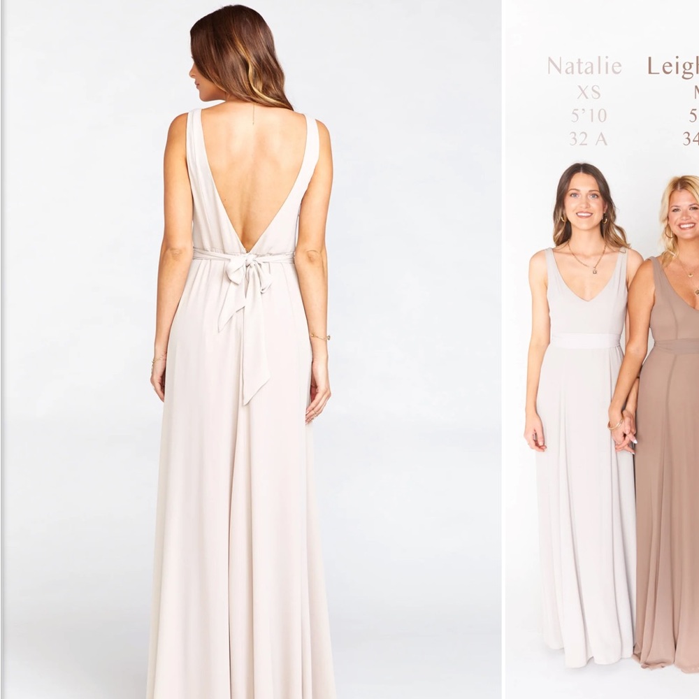 Show Me Your Mumu Bridesmaid Dress, Jenn Max, Color Is Show Me The Ring Crisp View 2
